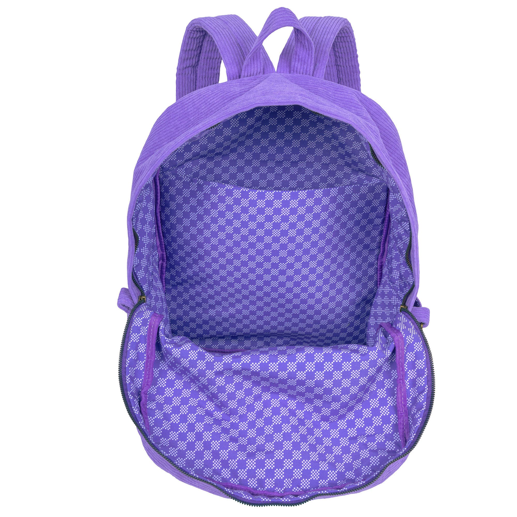 Style.Lab Billie Periwinkle Corduroy Backpack, Alternate, color, Purple