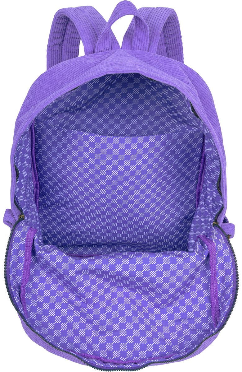Style.Lab Billie Periwinkle Corduroy Backpack, Alternate, color, Purple