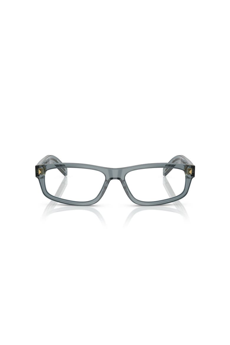 58mm Rectangle optical glasses, Alternate, color, Blue