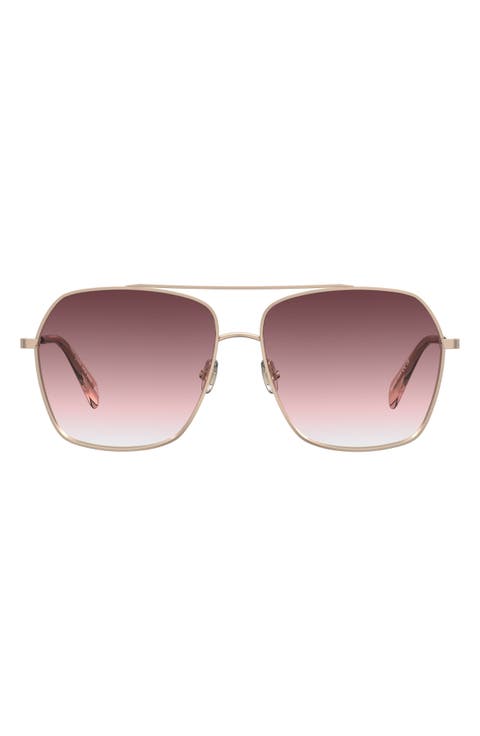 adley 59mm gradient square sunglasses