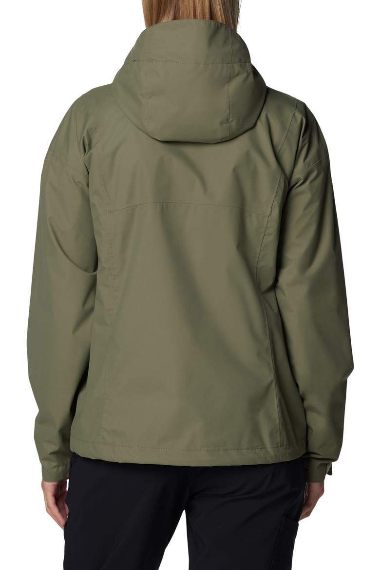 Hikebound II Waterproof Jacket, Alternate, color, STONE GREEN