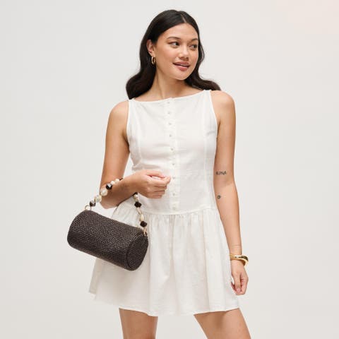 Rachel - Straw Clutch