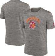 Nike Men's Nike Heather Charcoal Tampa Bay Buccaneers Throwback Sideline Performance T-Shirt