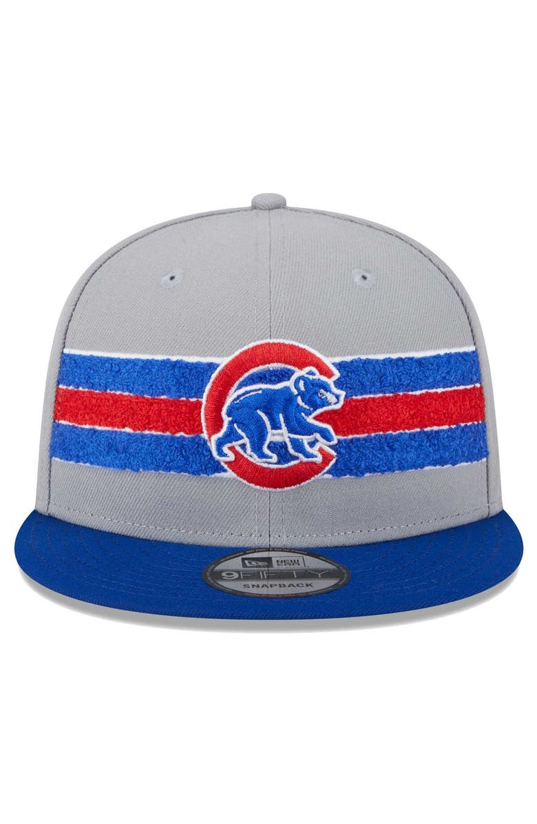 New Era Men's New Era Gray/Royal Chicago Cubs Band 9FIFTY Snapback Hat, Alternate, color, 