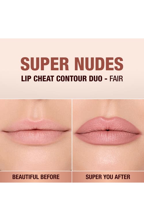 Charlotte Tilbury Lip Cheat Contour Duo Lip Liner In Nude
