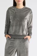 CITY BLUES Seamed Crewneck Sweatshirt