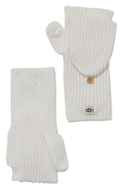 UGG Cozy Ribbed Knit Flip Mittens