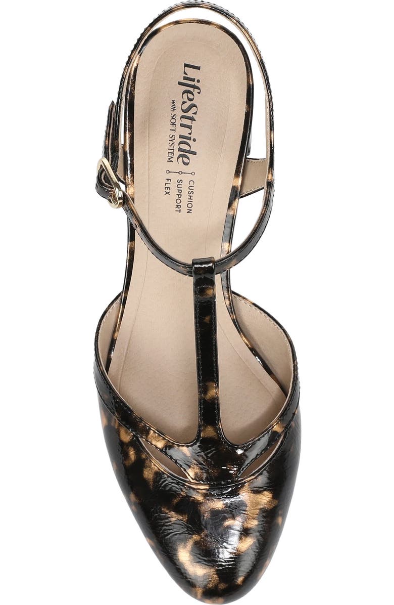 LifeStride Toni Ankle Strap Pump, Alternate, color, Black Multi