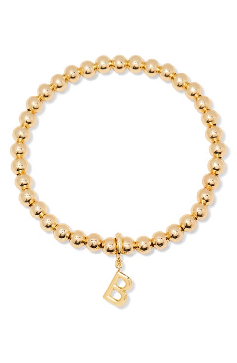Makenna Initial Charm Bracelet