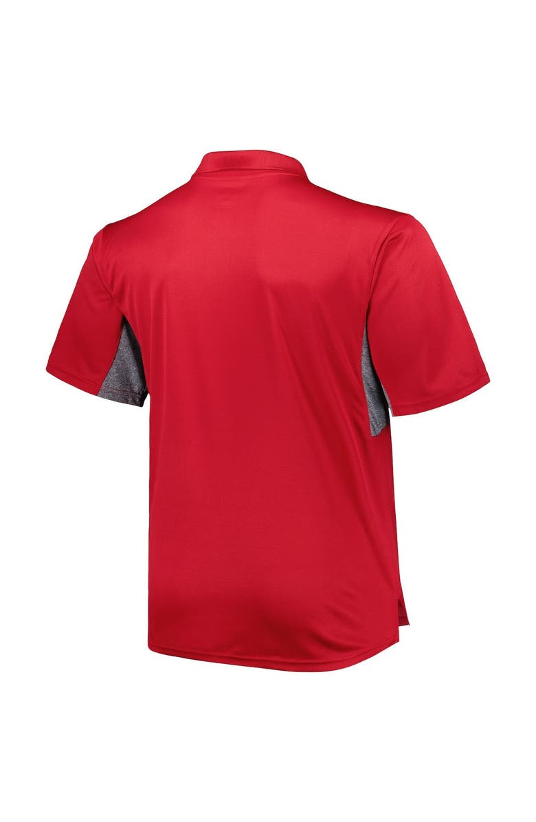PROFILE Men's Scarlet San Francisco 49ers Big & Tall Team Color Polo, Alternate, color, 