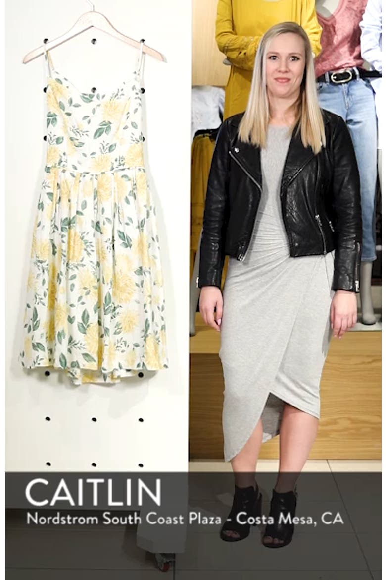 Abigail Painted Aster Fit & Flare Sundress video