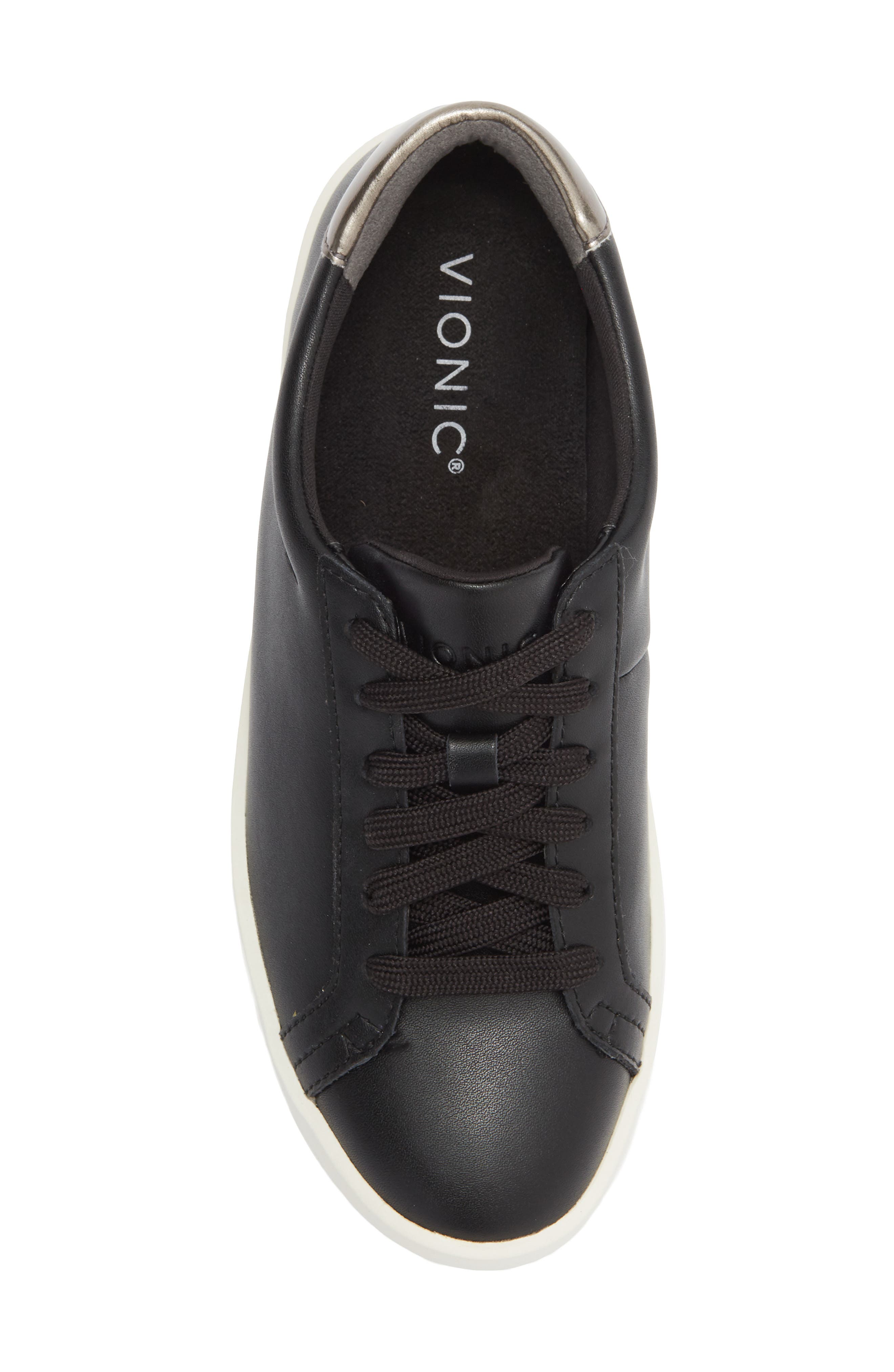 Vionic Estelle Sneaker, Alternate, color, Black