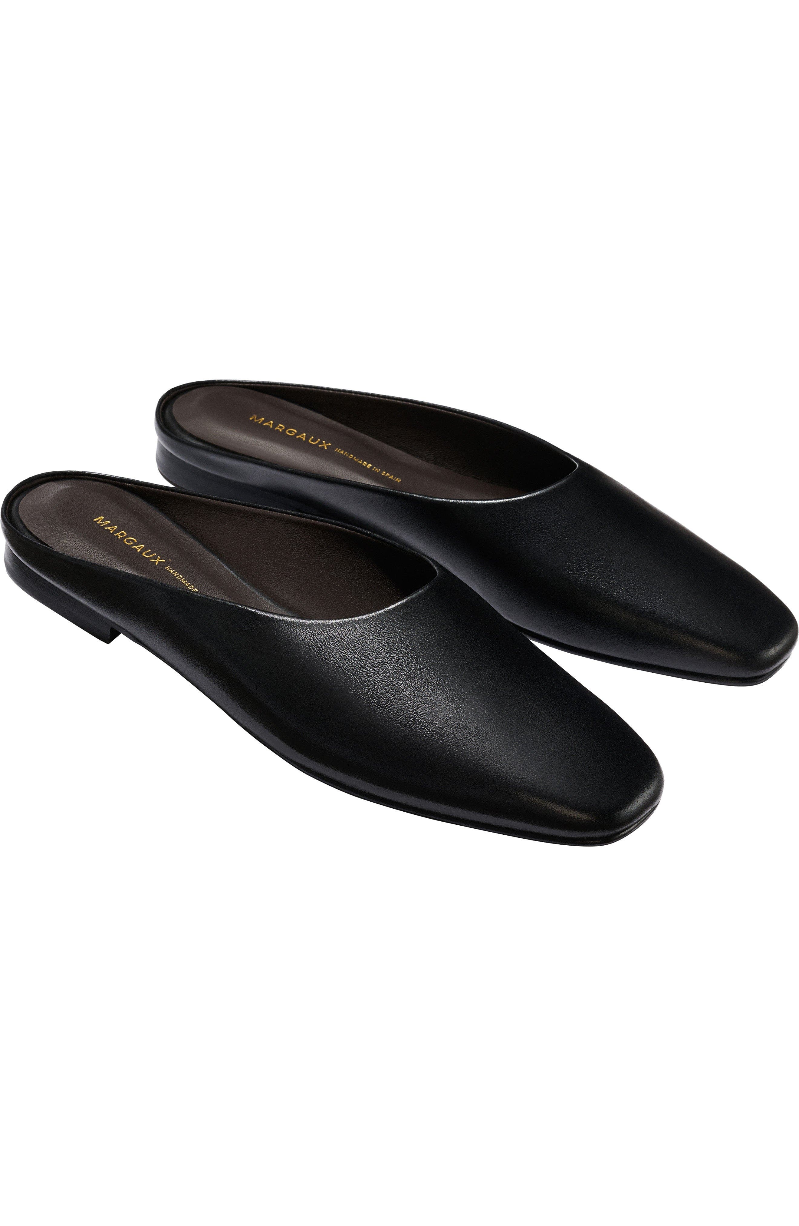 MARGAUX The Clara Mules, Alternate, color, Black Calf