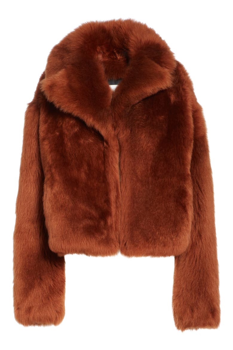 Dean Genuine Shearling Coat, Alternate, color, RUST