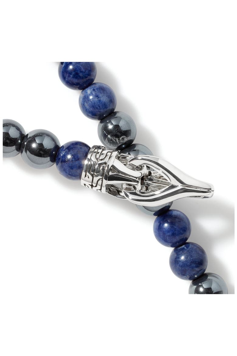 Men's Asli Beaded Bracelet , Alternate, color, SILVER