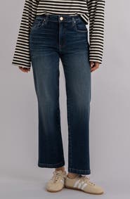 KUT from the Kloth Pattie High Waist Straight Leg Jeans