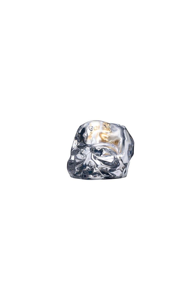 Memento Mori Tealight Holder, Main, color, Clear