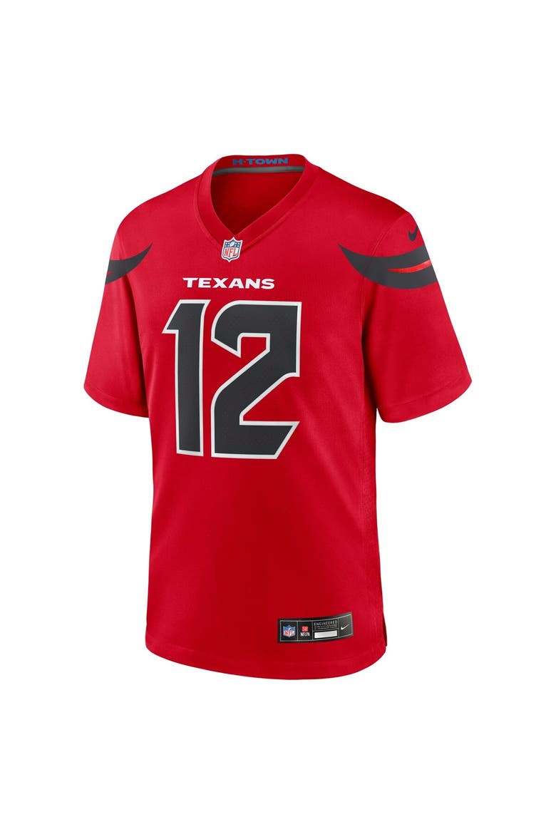 Men's Nike Nico Collins  Red Houston Texans Alternate Game Jersey, Alternate, color, Red