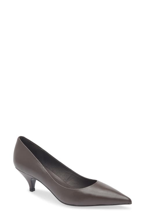 Jeffrey Campbell Miss Maam Pointed Toe Pump In Brown