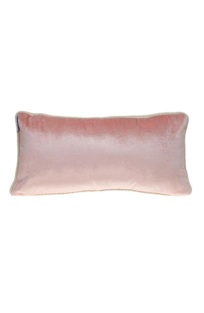 PARKLAND COLLECTION Maia Transitional Pink Throw Pillow, Main, color, Pink