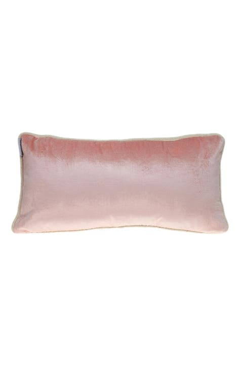 Maia Transitional Pink Throw Pillow