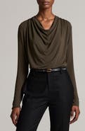 Vince Cowl Neck Long Sleeve Top