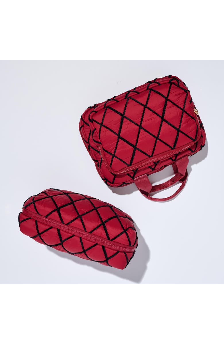 URBAN EXPRESSIONS HANDBAGS Maelis Travel Organizer, Alternate, color, Dark Red
