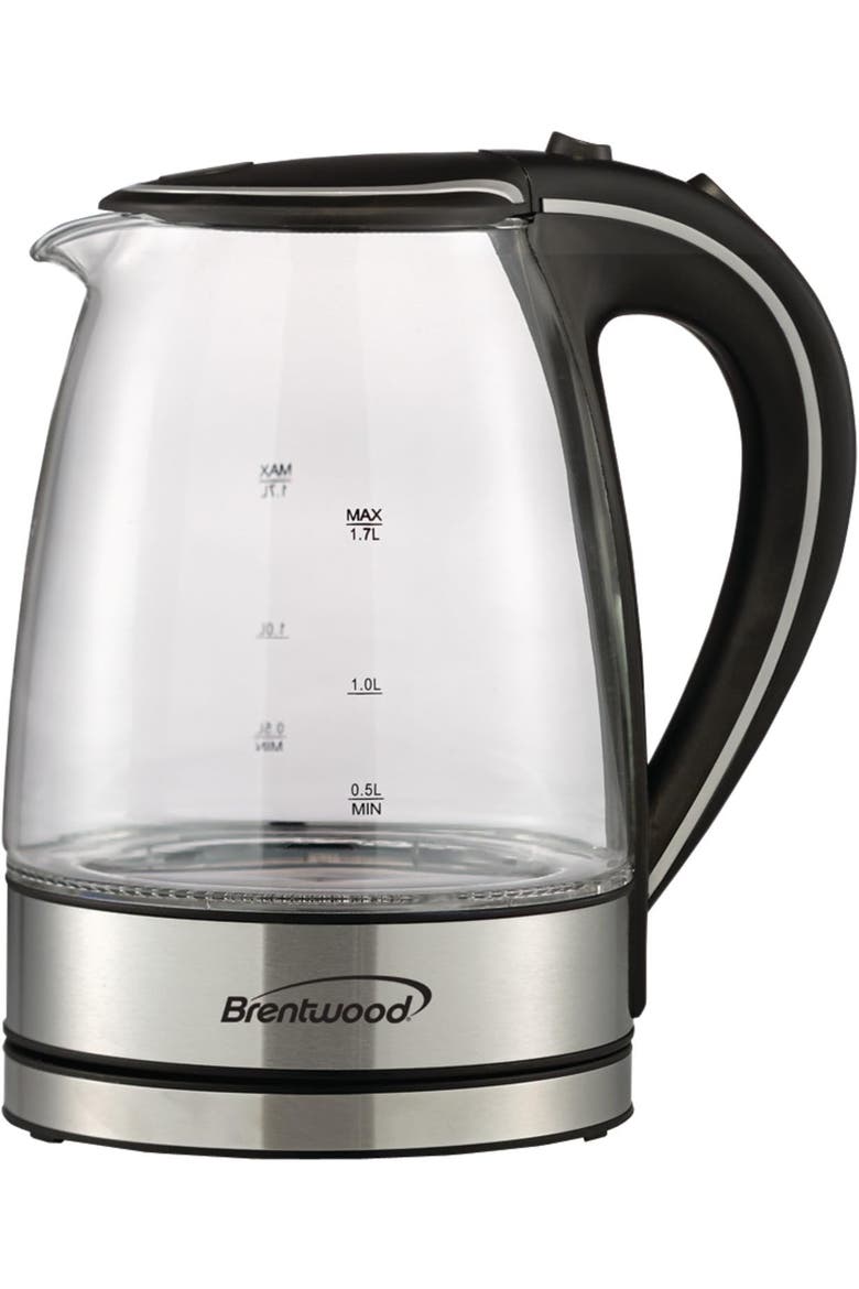 GLASS  KETTLE, Main, color, BLACK
