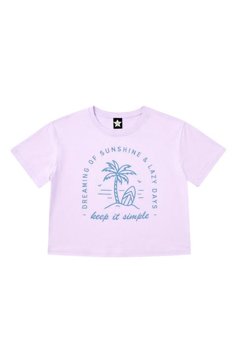 Kids' Washed Drop Shoulder T-Shirt (Toddler, Little Kid & Big Kid)