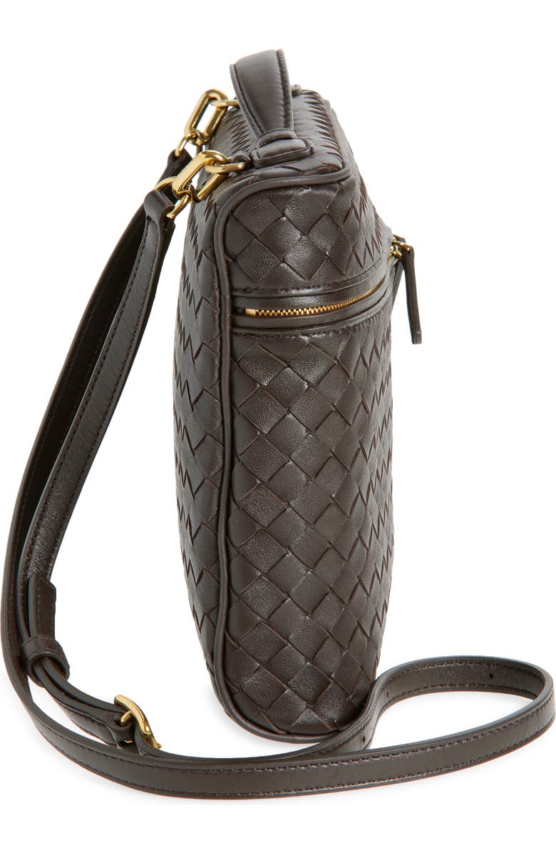 Bottega Veneta Soft Vanity Intrecciato Leather Vanity Case, Alternate, color, 2190 Fondant-M Brass