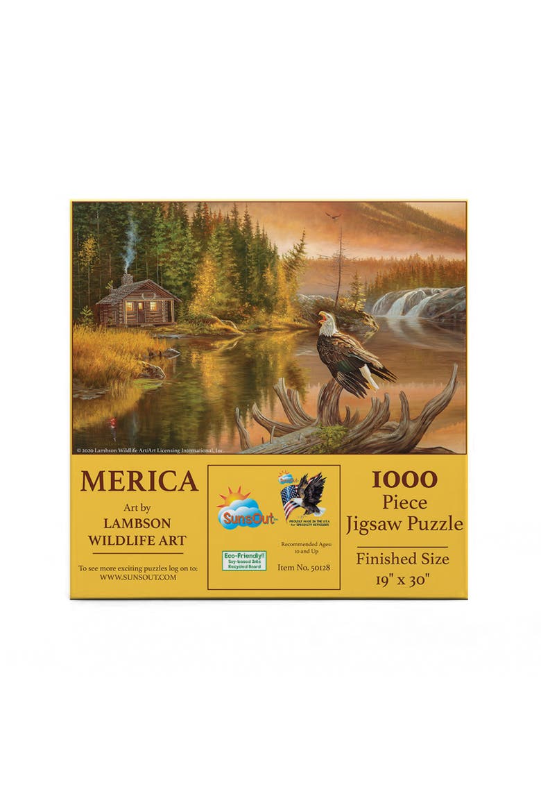 Merica 1000 piece Jigsaw Puzzle for Adults, Alternate, color, Multicolor