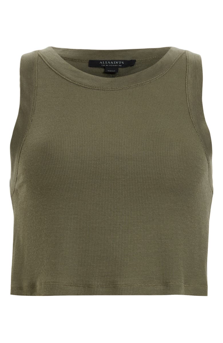 AllSaints Rina Rib Crop Tank, Alternate, color,