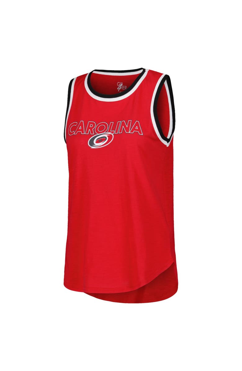 G-III 4HER BY CARL BANKS Women's G-III 4Her by Carl Banks Red Carolina Hurricanes Strategy Tank Top, Alternate, color, Red