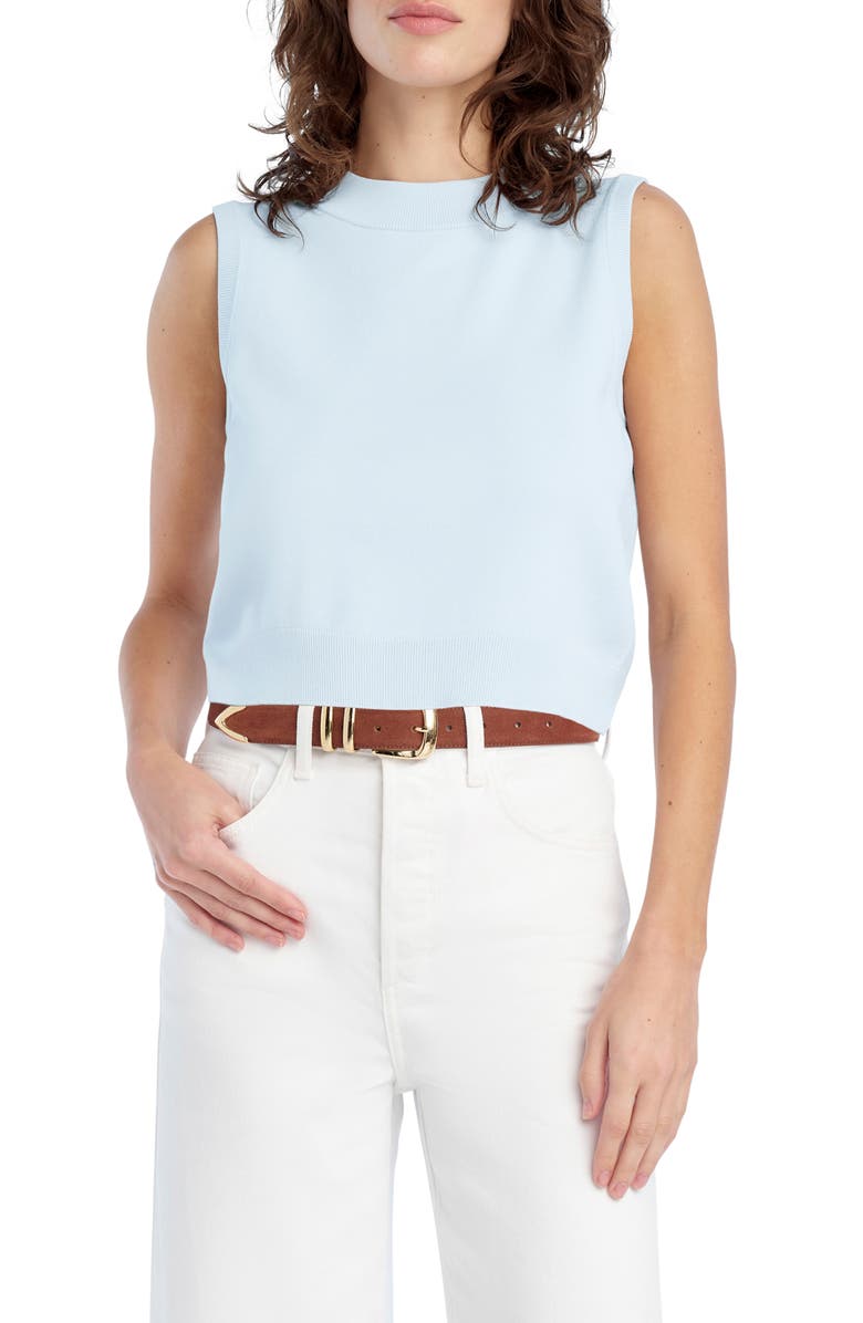 Favorite Daughter The Cecilia Sweater Tank, Main, color, Sky Blue