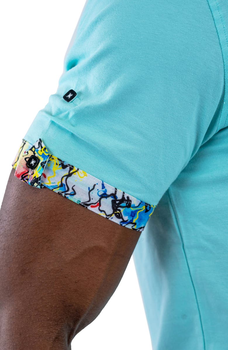 Maceoo Vivaldi V-Neck T-Shirt, Alternate, color, Green