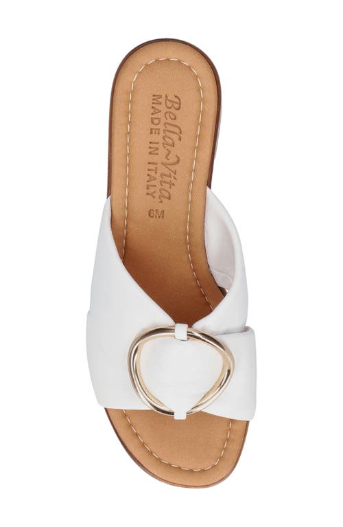 Bella Vita Buckle Slide Sandal