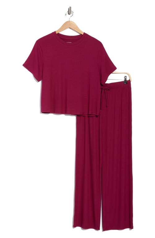 Honeydew Revival Rib Pajamas In Pink