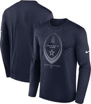 Nike Men's Nike Navy Dallas Cowboys Legend Icon Dri-FIT Long Sleeve T-Shirt