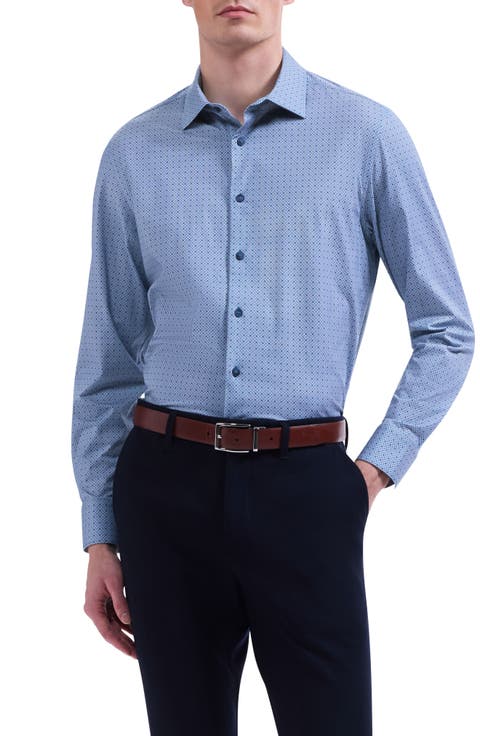 James OoohCotton Print Long Sleeve Button-Up Shirt