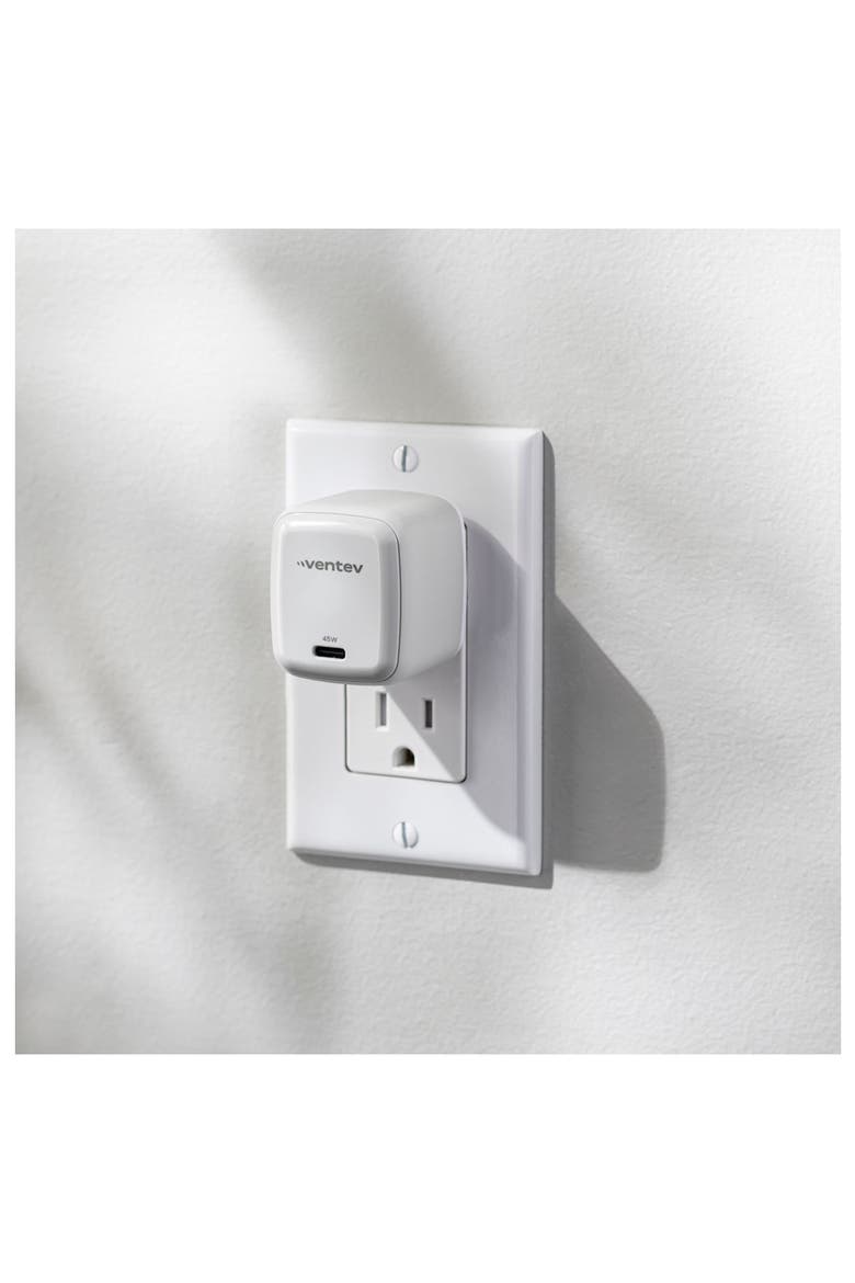 45W ULTRAFAST USB-C Universal GaN Mini Wall Charger and 240W USB-C to USB-C Cable, Alternate, color, White