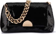 Olga Berg Lily Sequin Shoulder Bag