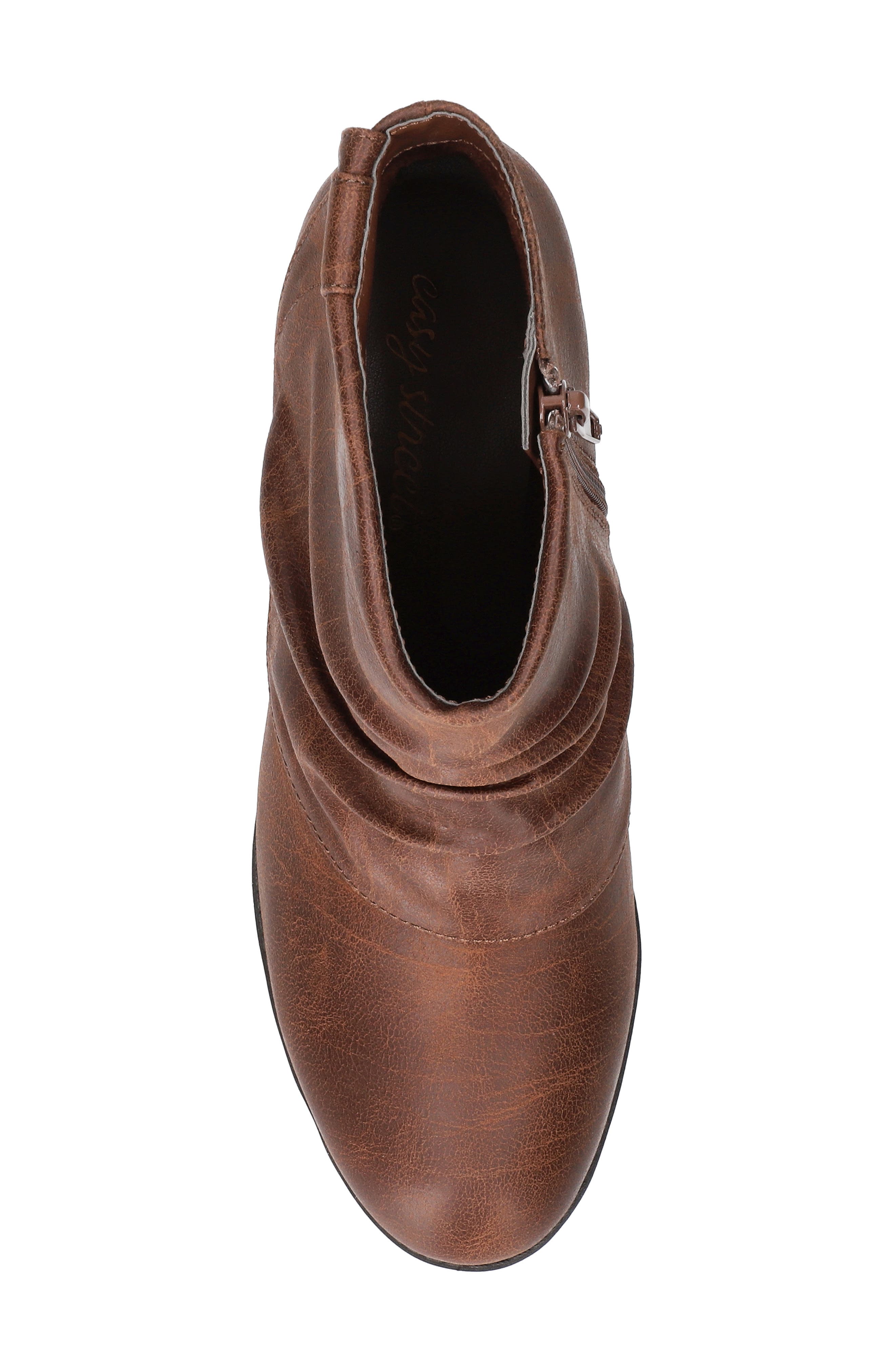 EASY STREET Ambrose Bootie, Alternate, color, Brown Distressed