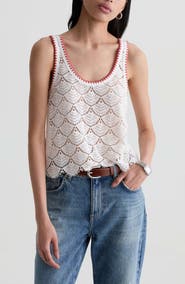 AG Bianca Openwork Tank