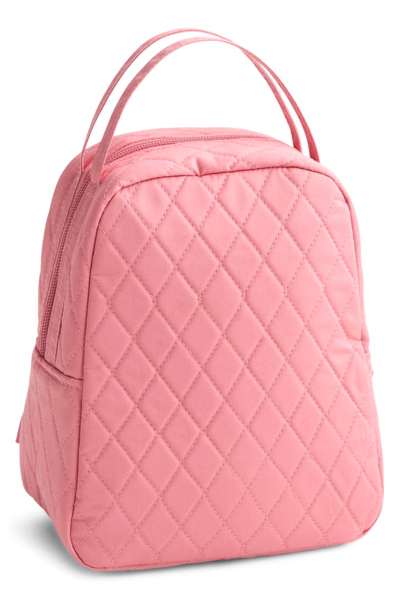 Quilted Lunch Bag, Alternate, color, MAUVE GLOW