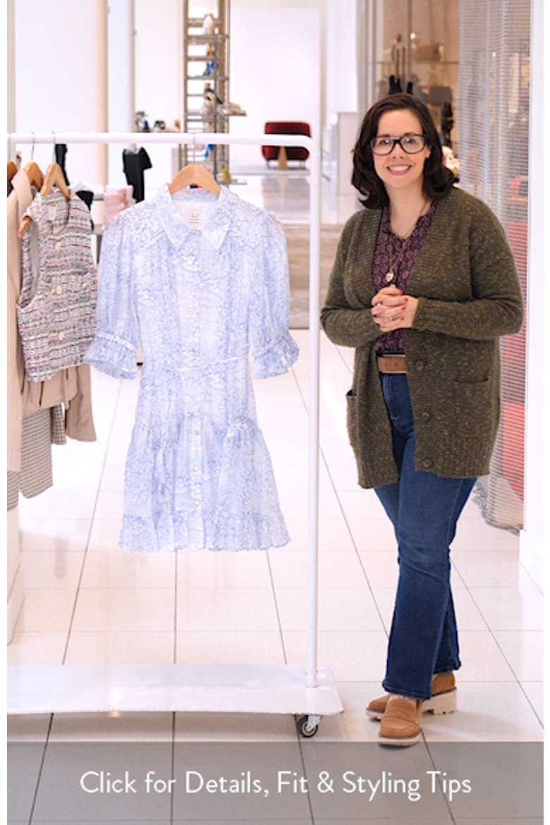 Gwendoline Floral Toile Shirtdress video