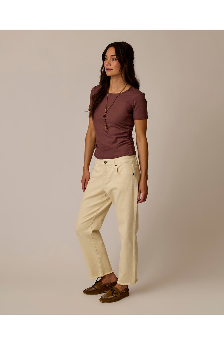 Carve Designs Austin Crop Jean, Alternate, color, Ecru