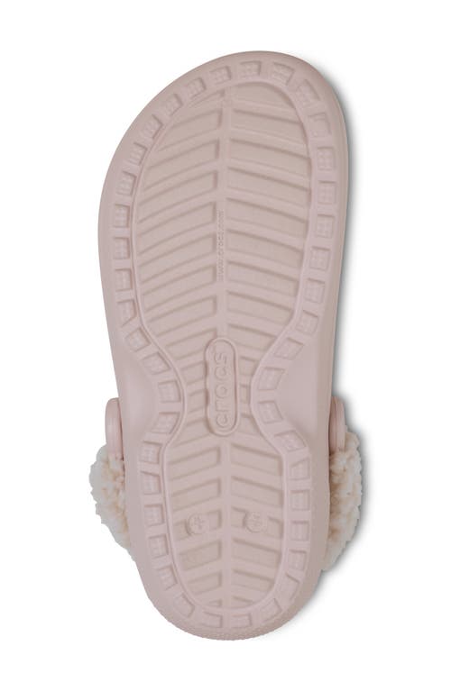 Crocs Classic Fleece Lined Clog In Neutral