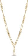 Zoë Chicco Mix Paperclip Rolo Necklace