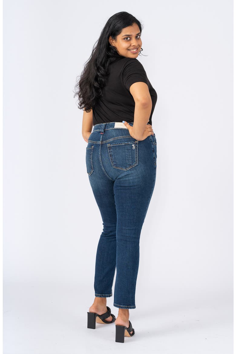 High Waist Ankle Skinny Jeans, Alternate, color, MACIE
