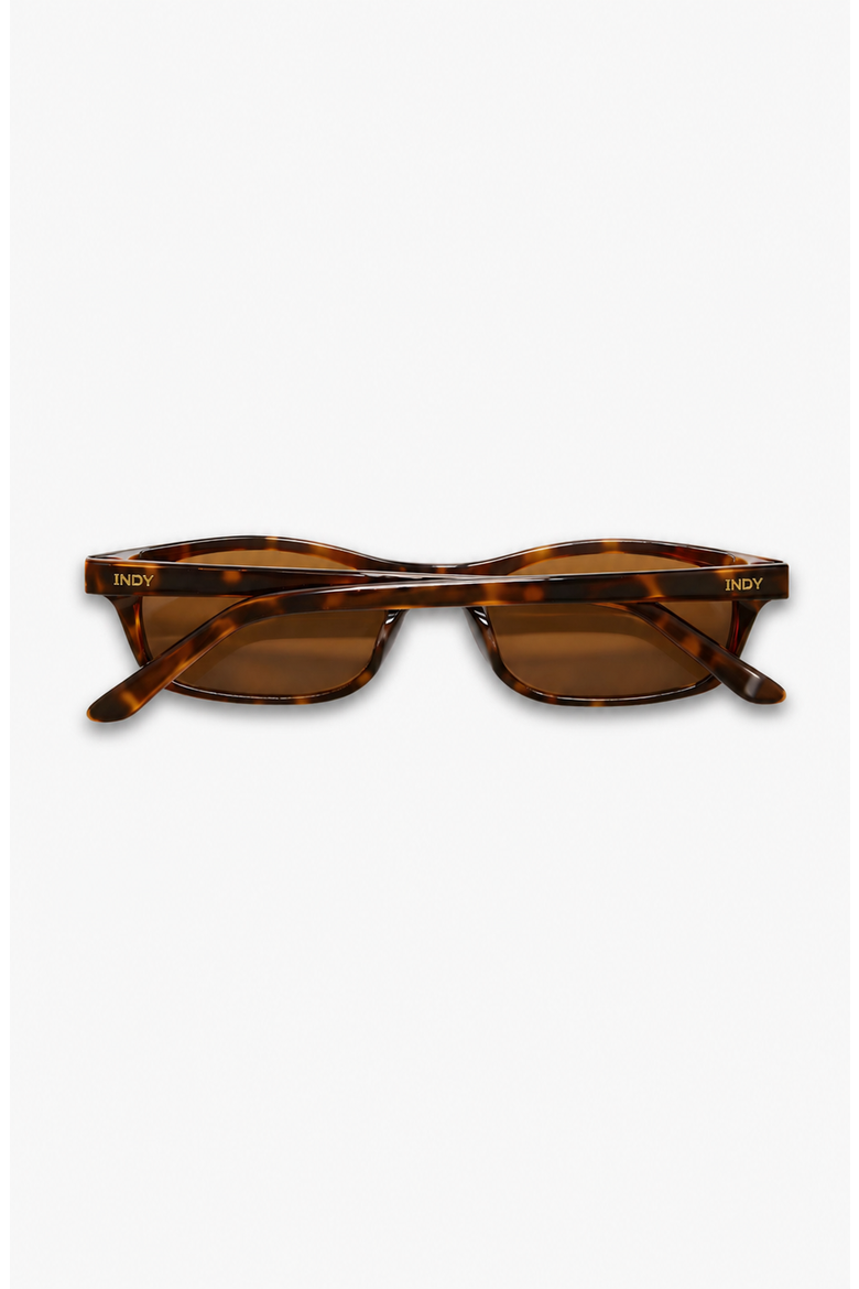 Joey Square Polarized Sunglasses, Alternate, color, Brown